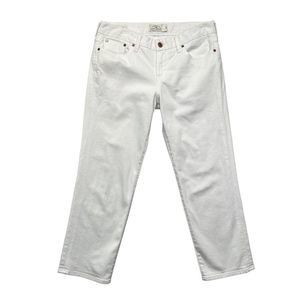 Lucky Brand Women's White Sweet Jean Crop Jeans